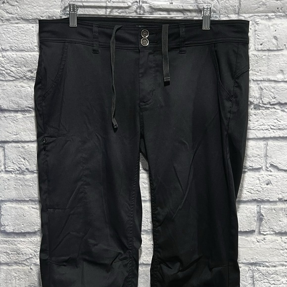 Prana‎ Pants Womens Black Chino Performance Roll Up Hiking Outdoor Sz 14 (36X31) - Picture 13 of 14